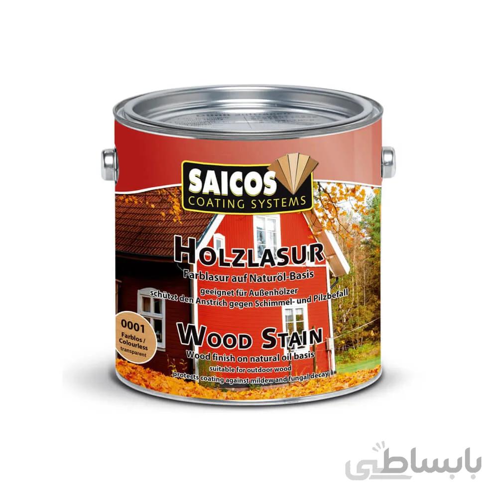 رنگ چوب سایکوس وود استین 0.75 لیتری