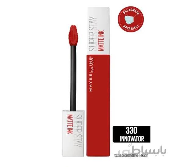 رژلب مایع مات میبلین مدل Super Stay 330