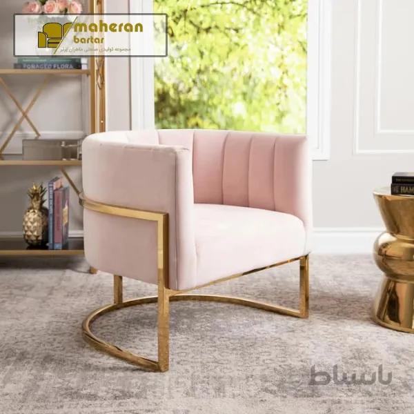 مبل تک نفره استیل Selen