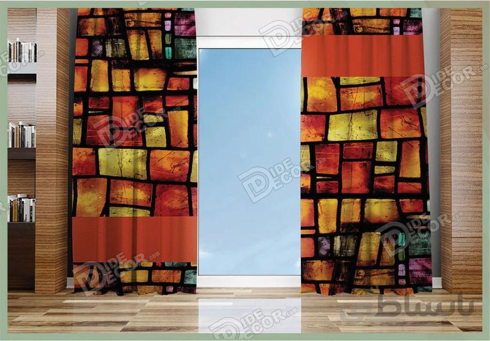 پرده پانچ مدرن کد P-23
