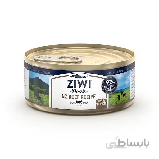 کنسرو گربه با طعم گوشت گاو برند ZIWI Peak