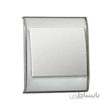 کلید و پریز ایران الکتریک مدل ترنسپرنت سفید ا iran electric transparent model