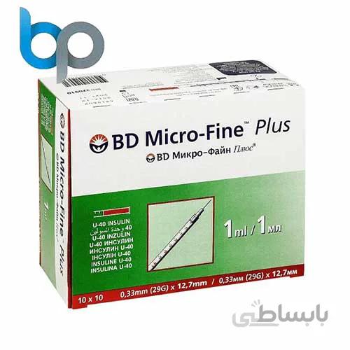 سرنگ انسولین بی دی BD بسته 10 عددی