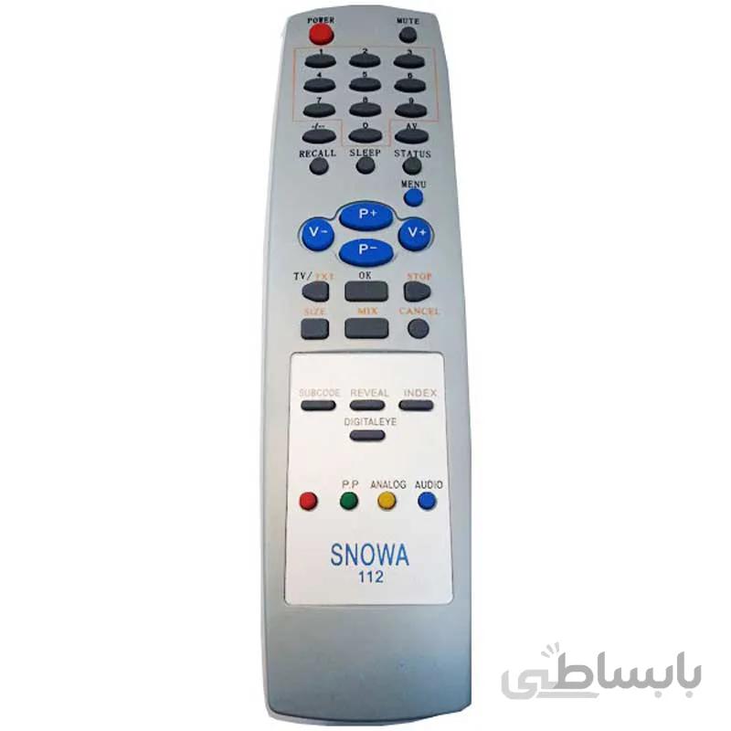 کنترل تلویزیون اسنوا SNOWA 112
