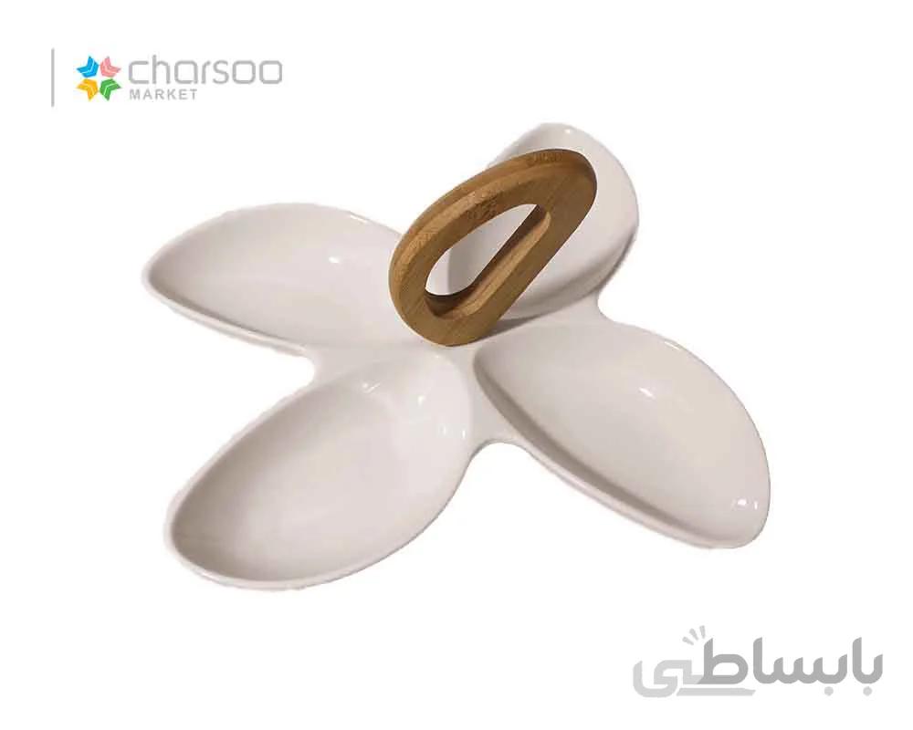 اردو خوری چهار خانه طرح پروانه چوب چینی