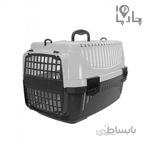باکس حمل سگ و گربه Pet Art سایز ۲ رنگ سفید طوسی