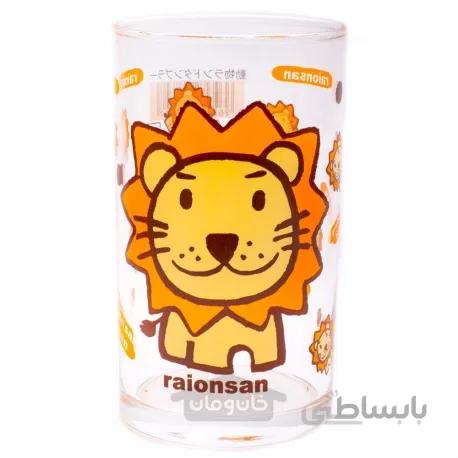 لیوان شیشه ای طرح حیوانات (ساخت ژاپن)