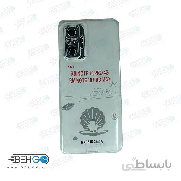 قاب گوشی Xi Redmi Note 10 Pro کاور ژله ای شفاف با محافظ لنز دوربین شیائومی Xiaomi Redmi Note 10 Pro ا Clear Cover Camera Protection Case For Xiaomi Redmi Note 10 Pro