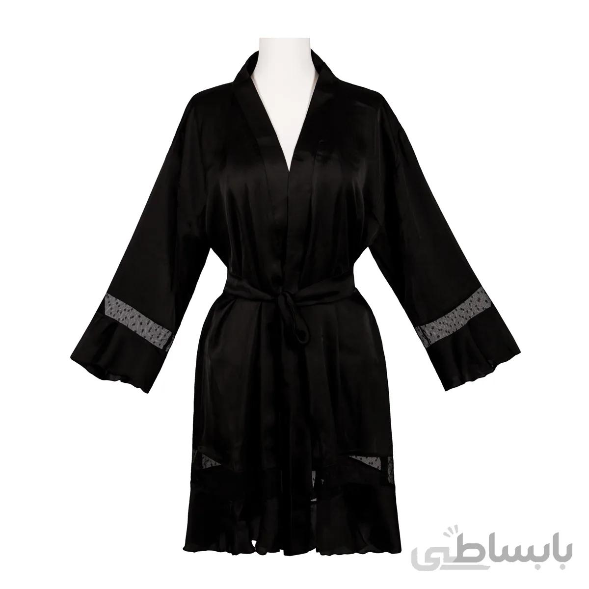 لباس خواب زنانه روبدوشامبر ساتن لورنزا 557