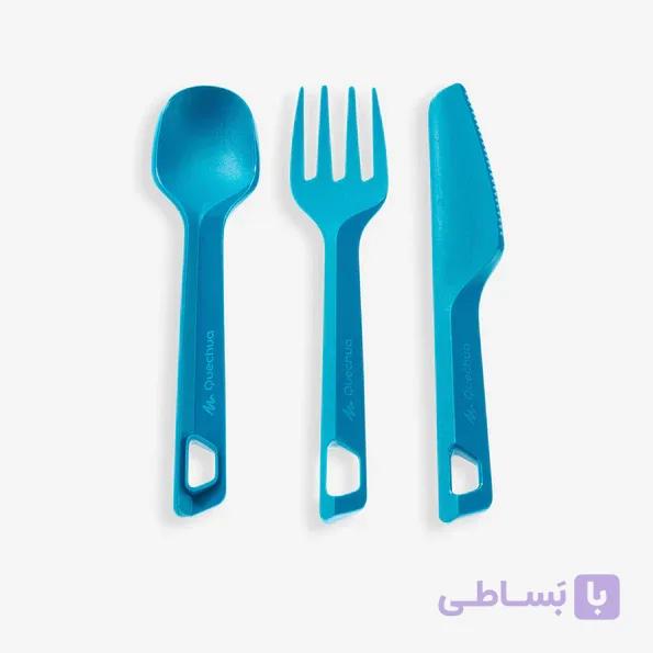 ست قاشق چنگال سفری کچوا Decathlon