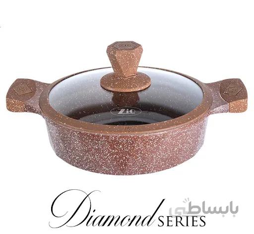تابه گرانیتی زیوZio مدلZ 8152 26طرح الماسDiamond