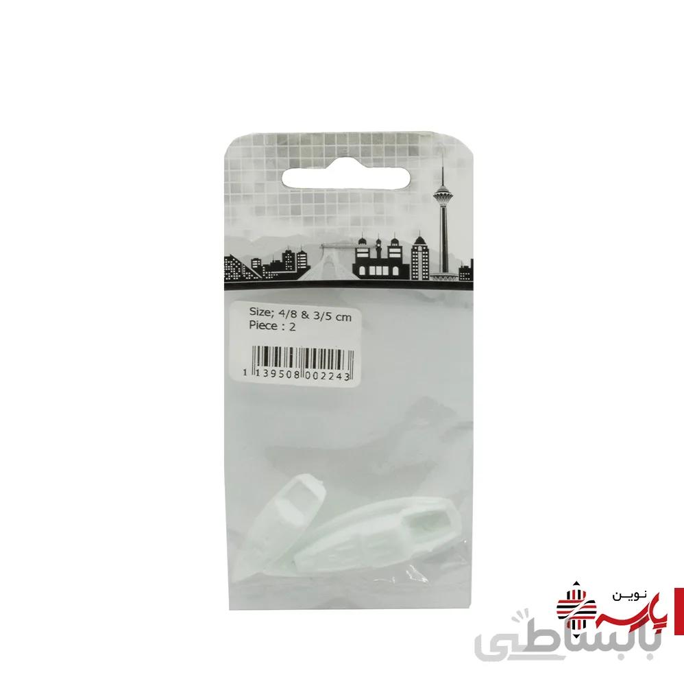 کشتی 2 عددی سفید 3.5 و 4.8 سانت کد 224 نارگون