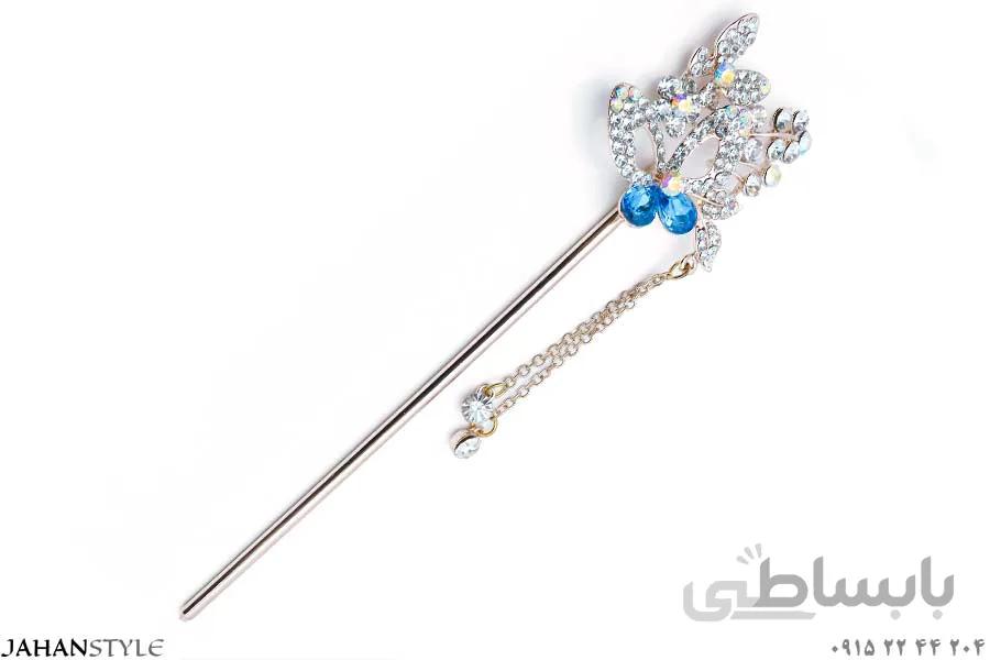 شینیون موی زنانه مجلسی طرح پروانه