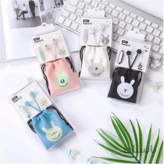 هندزفری فانتزی طرح خرگوش Aiyale A-96 cute rabbit earphone ا Aiyale A-96 cute rabbit earphone