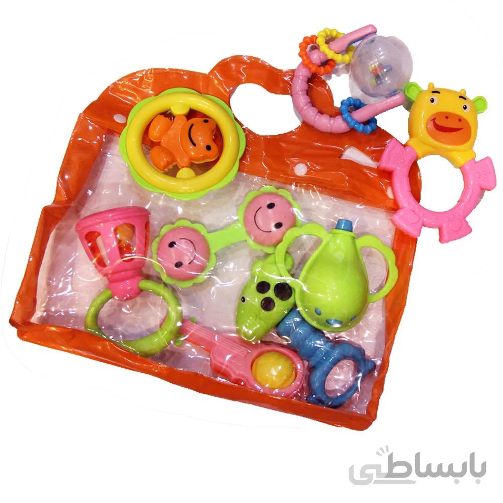 اسباب بازی خردسالی جغجغه مجموعه ۸ عددی