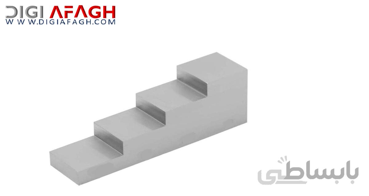 تست بلوک پله ای 4 مرحله ای استیل 304 مدل S-4-MM-SS
