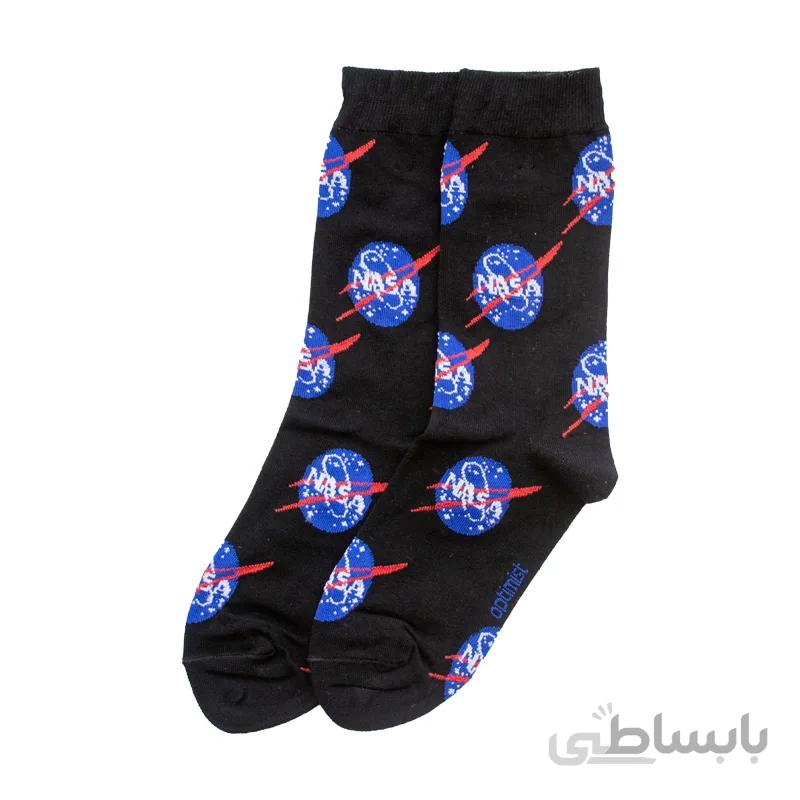 جوراب ساقدار ناسا مشکی آپتیمیست