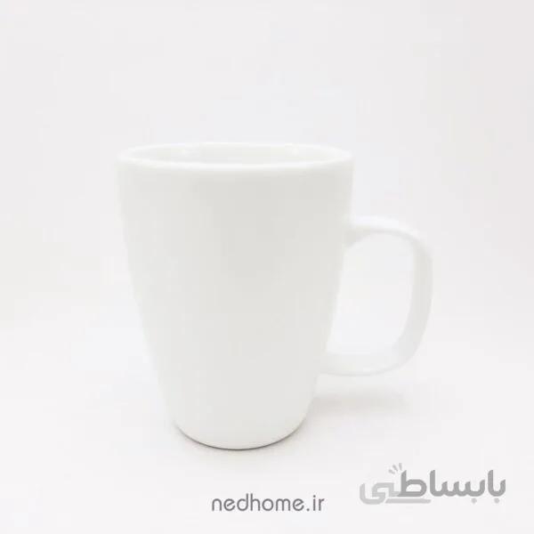 لیوان سفید سوئدی چینی زرین