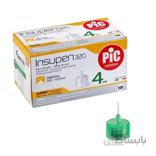 سرسوزن انسولین اینسوپن پیک ۴ mm