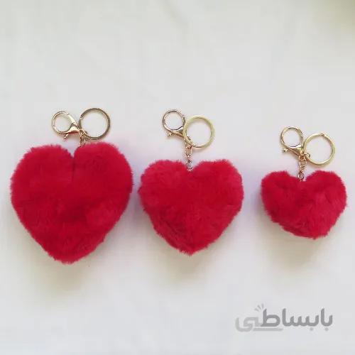 آویز کیف قلب پولیشی