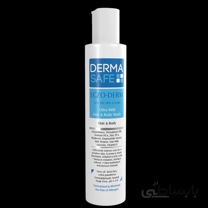شامپو سر و بدن مخصوص پوست خشک درماسیف (Derma Safe)