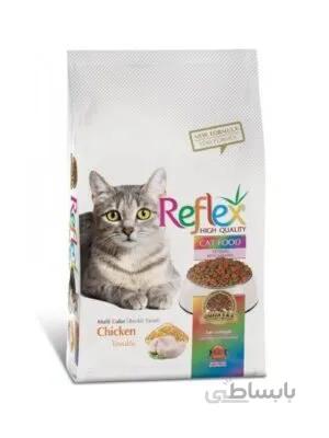 غذای خشک گربه رفلکس مولتی کالر وزن 15 کیلوگرم ا Reflex Adult Cat Food 15 Kg