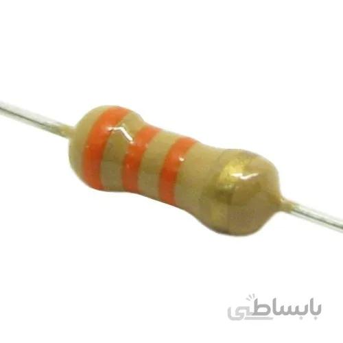 مقاومت 33 کیلو اهم 1/4 وات 5 درصد | 33K