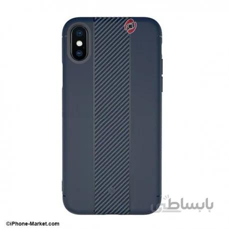 قاب فیبر کربن آیفون ایکس توتو مدل Soft series carbon fiber