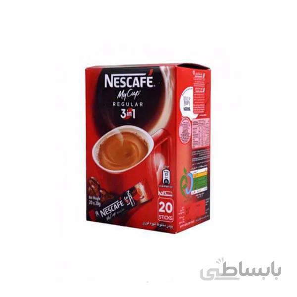 نسکافه 3 در 1 کیسه ای 20 عددی نستله در بسته بندی 10 عددی ا 3-in-1-nescoffee-20