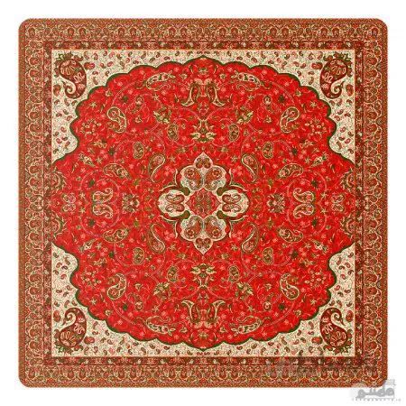 رومیزی مربع ترمه طرح شاه عباسی کد 810