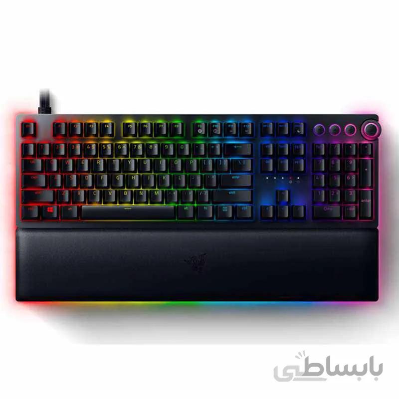 کیبورد گیمینگ ریزر مدل Keyboard Gaming Razer HUNTSMAN V2 ANALOG