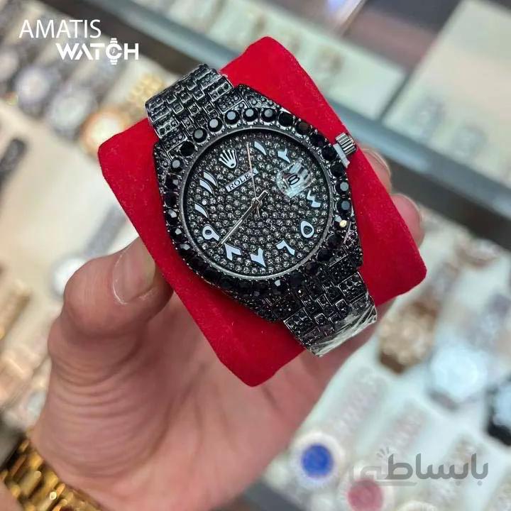 ساعت مچی فول نگین رولکس مدل Rolex Date-Just Diamonds 3437A