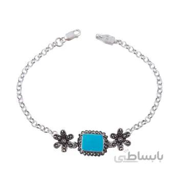 دستبند نقره زنانه کد DP_057