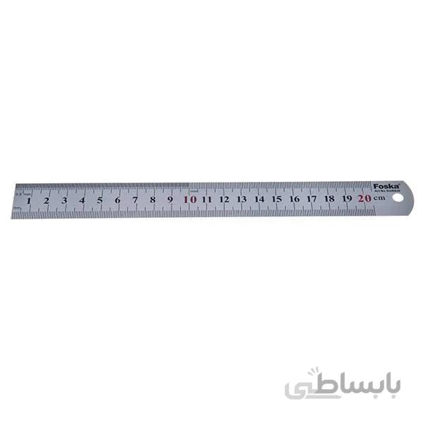خط کش مدل فلزی سایز 20 سانتی متر