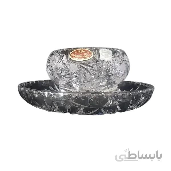 پیاله بوهمیا مدل خورشیدی بسته 12 عددی