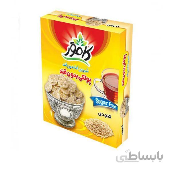 پولکی بدون قند کنجدی کامور 150 گرمی ا -