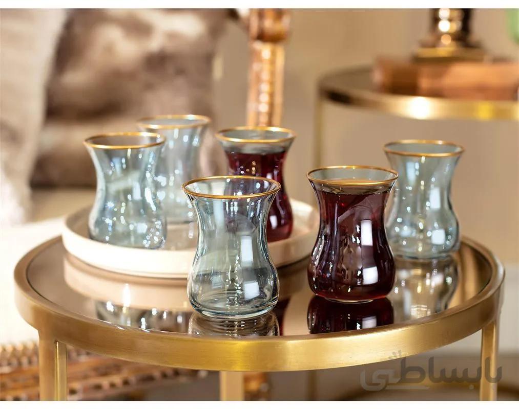 استکان چای خوری 6 عددی مادام کوکو Caress