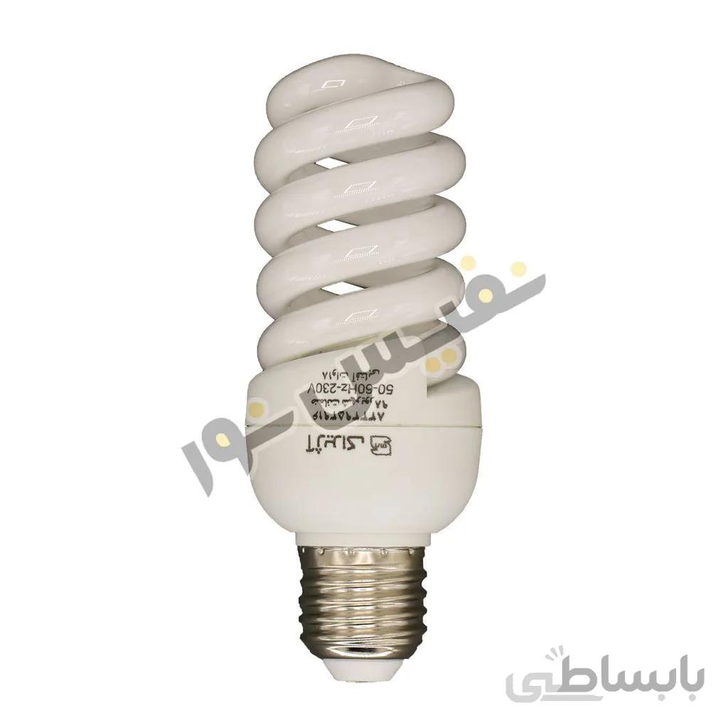 لامپ کم مصرف پیچی 18 وات آژیراک