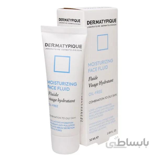 فلوئید مرطوب کننده و آبرسان پوست چرب درماتیپیک حجم 50 میل ا Moisturizing Fluid Dermatypique