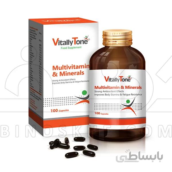 کپسول مولتی ویتامین و مینرال ویتالی تون ا Multivitamin and Mineral Vitally Tone