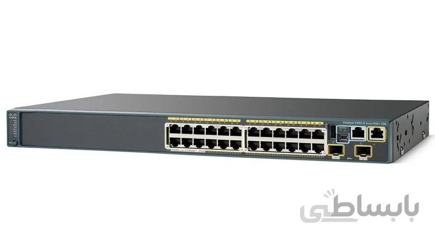 سوئیچ ۲۴ پورت سیسکو مدل WS-C۲۹۶۰S-۲۴TD-L ا CISCO WS-C2960S-24TD-L 24Port Switch