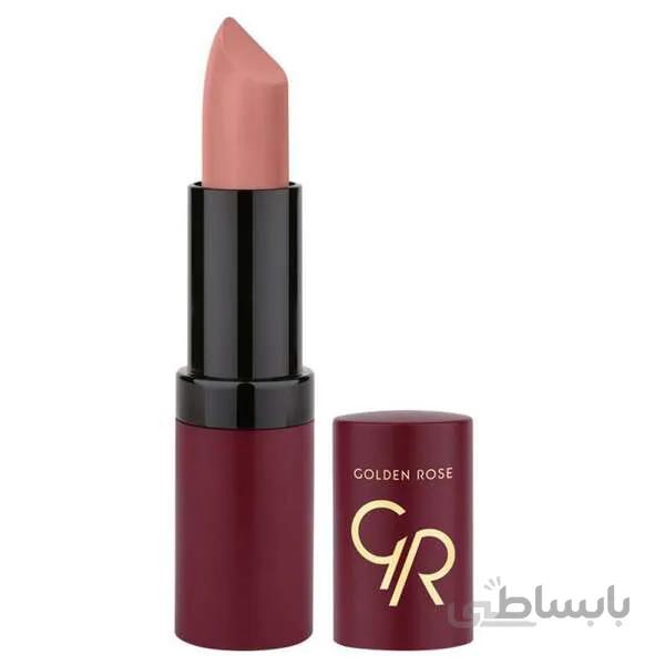 رژ لب جامد مات گلدن رز شماره 01 Golden Rose Matte Lipstick ا شناسه کالا: 2137