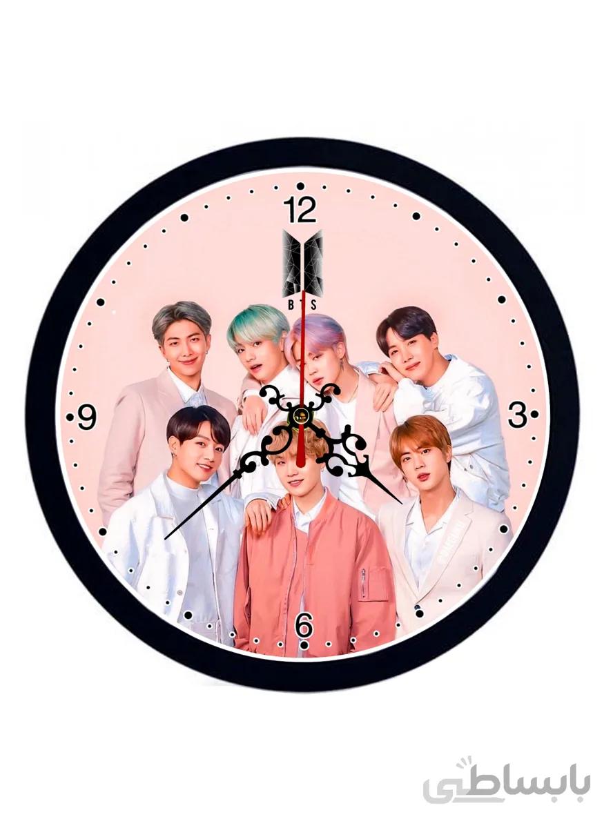 ساعت دیواری طرح گروه bts