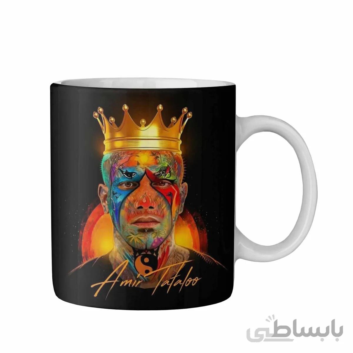ماگ طرح خواننده تتلو Tataloo کد 284745