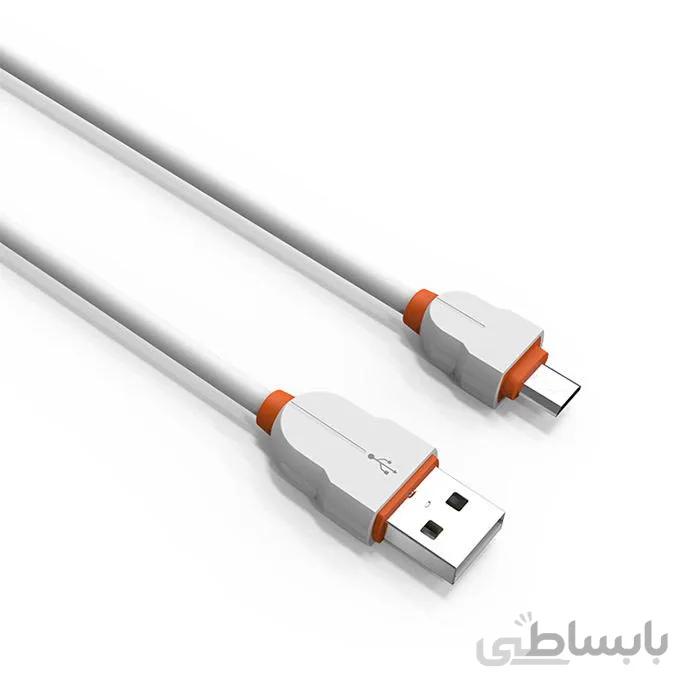 کابل تبدیل USB به microUSB (شارژر اندروید) کینگ استار مدل KS02 طول ۲ متر