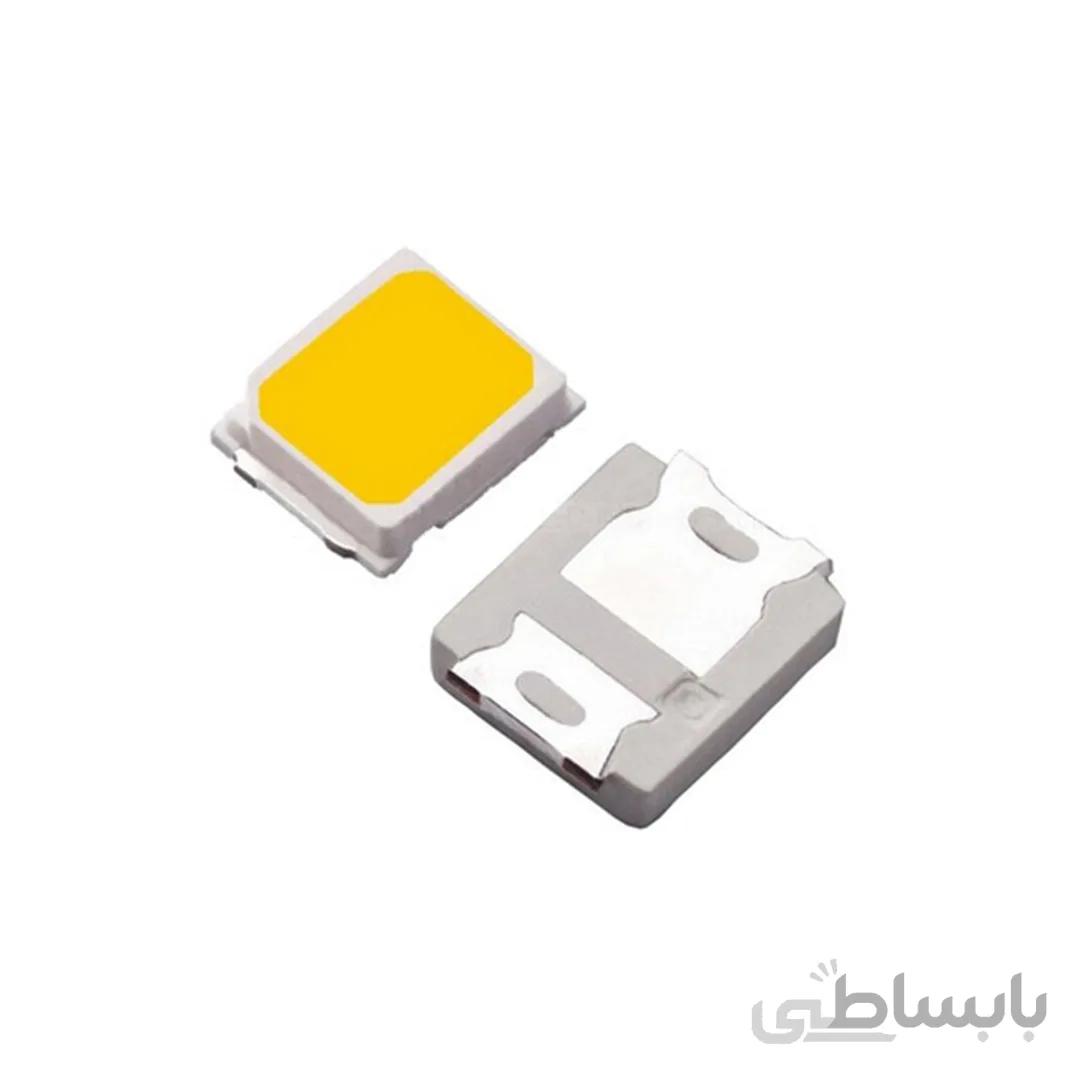 SMD LED پکیج 2835 سفید طبیعی 9V 0.5W بسته 20 تایی