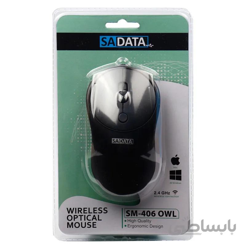 موس بی سیم SADATA SM-406 OWL ا SADATA SM-406 OWL Wireless Optical Mouse