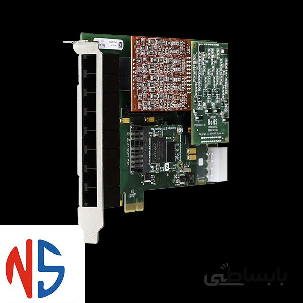 کارت آنالوگ 8 پورت Digium 1A8B01F