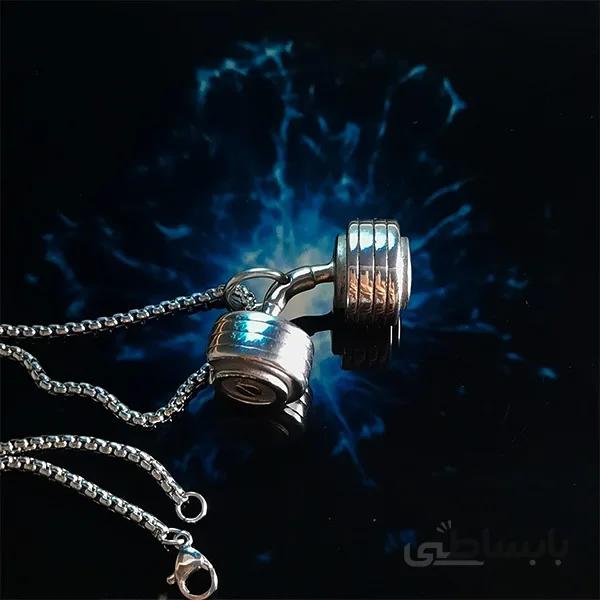 گردنبند بدنسازی طرح هالتر خم کد p902