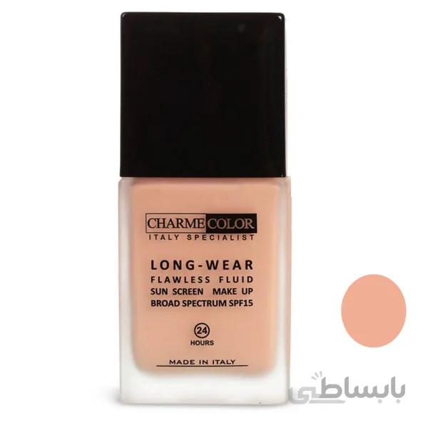 کرم پودر چارم کالر مدل Long Wear شماره 100